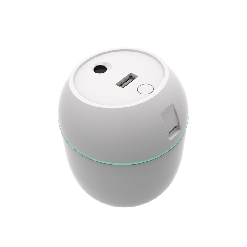 Fonken Máy phun sương tạo ẩm khuếch tán tinh dầu Trụ Trong 50ml Thông Minh Mini USB