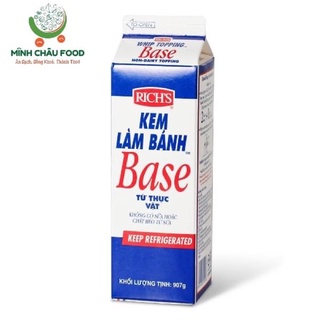 Kem làm bánh Whip Topping Base 907gr Rich s Việt Nam