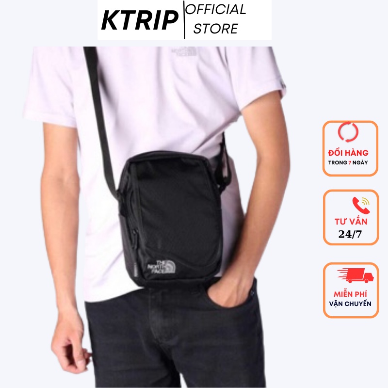 { Rẻ vô địch} Túi đeo chéo nam nữ chống nước TNF sling bag[ bảo hành 12m]