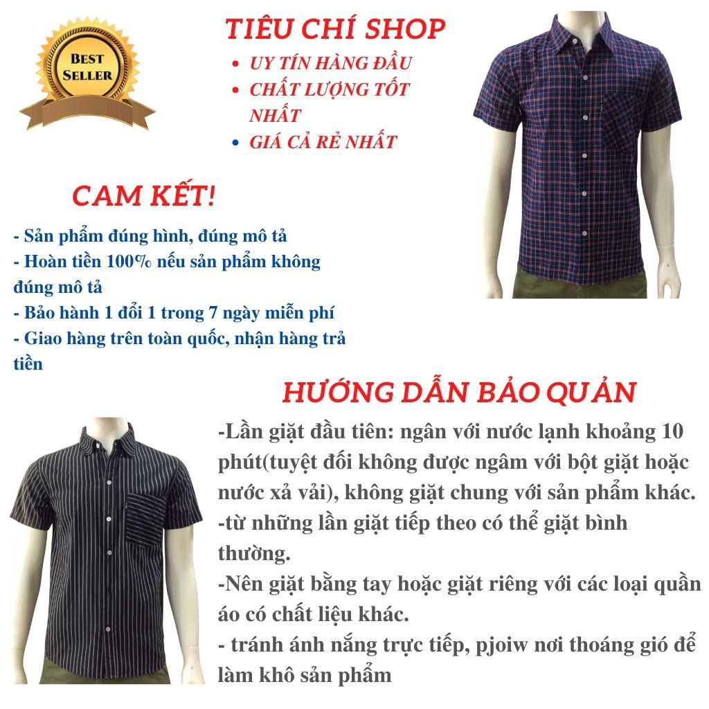 Áo Sơ Mi Nam Tay Ngắn ❤️FREESHIP❤️ Áo Sơ Mi Chất Kate, Form Suông Đẹp, Nhiều Màu, Thoải Mái Khi Mặc | BigBuy360 - bigbuy360.vn