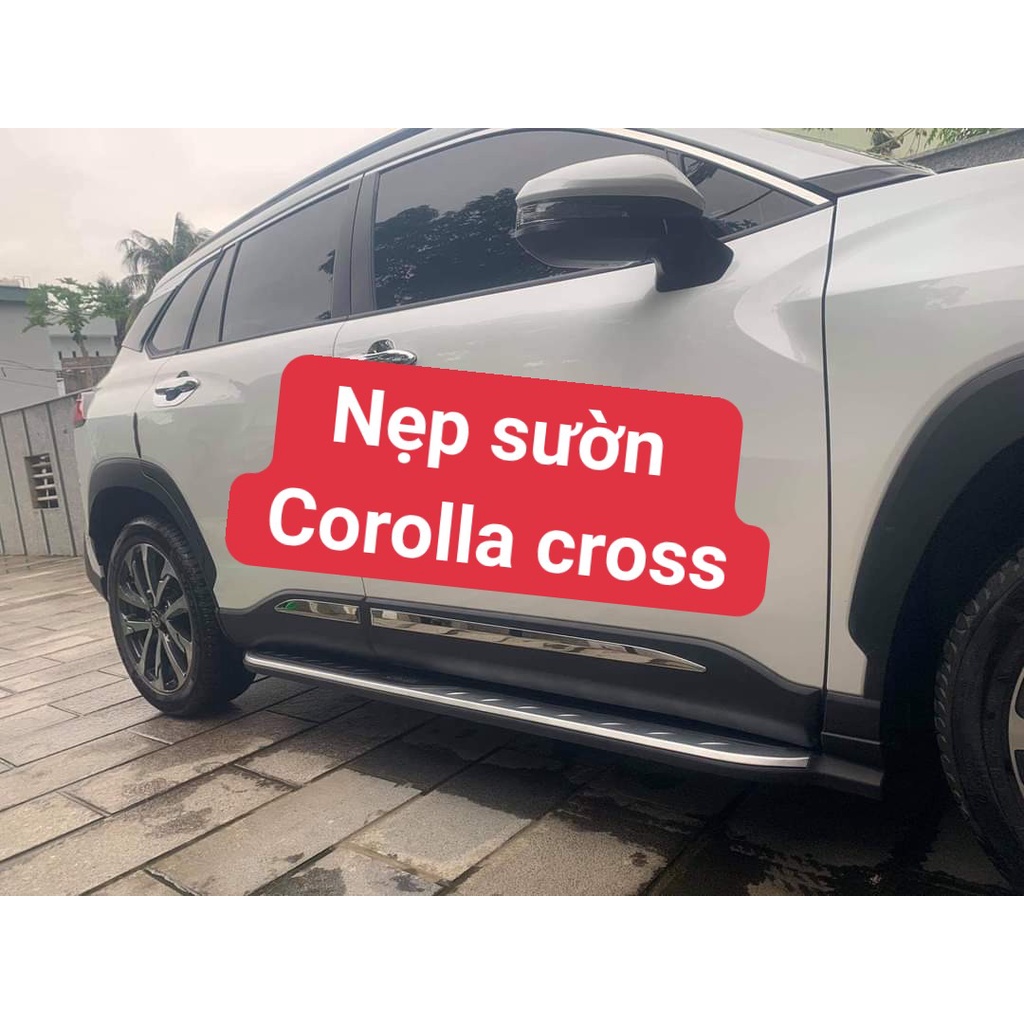 NẸP SƯỜN INOX DÀNH CHO TOYOTA COROLLA CROSS