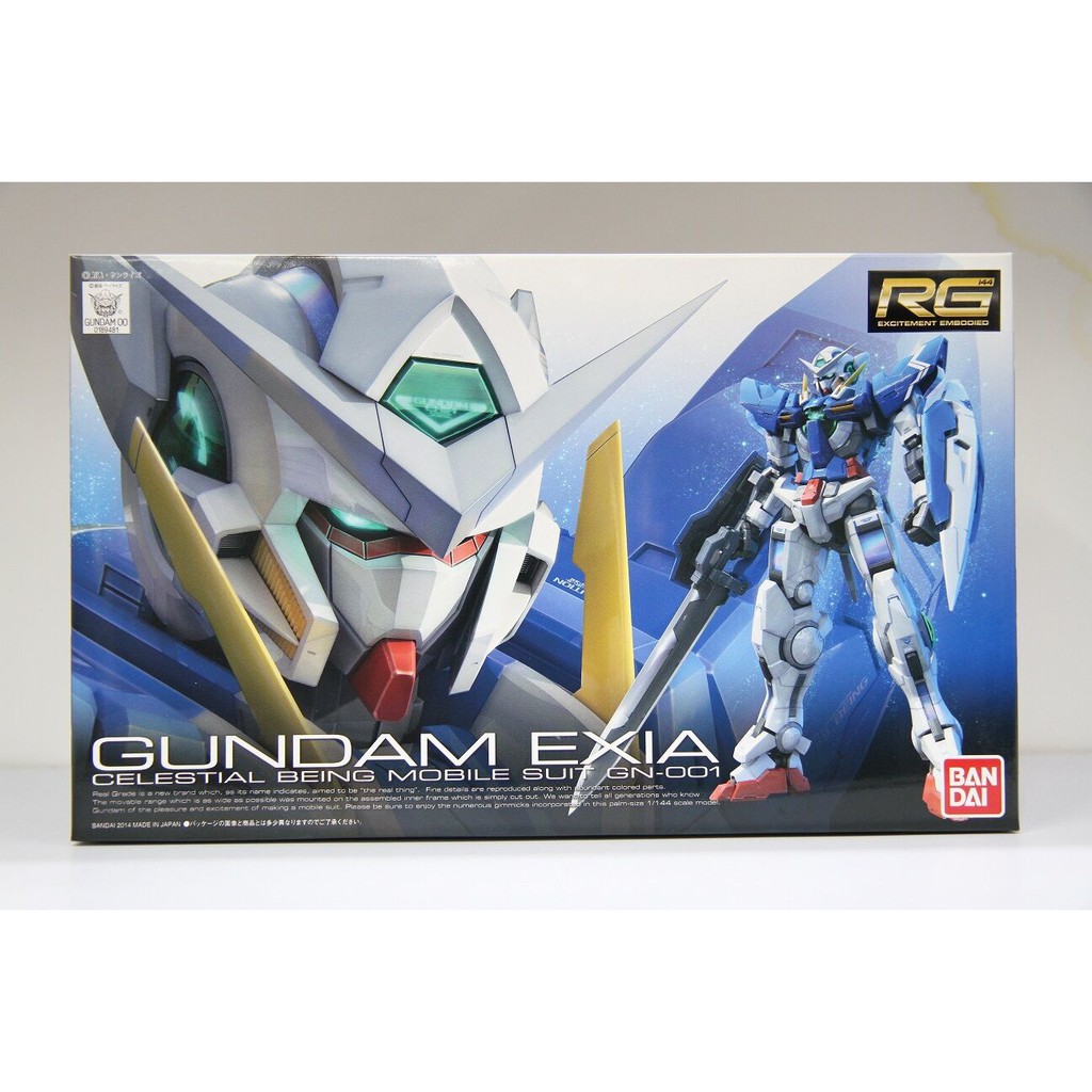 Mô hình lắp ráp RG 1/144 Exia Gundam Bandai