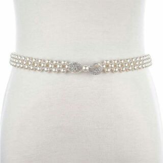 Dây lưng thắt eo nữ giả ngọc trai