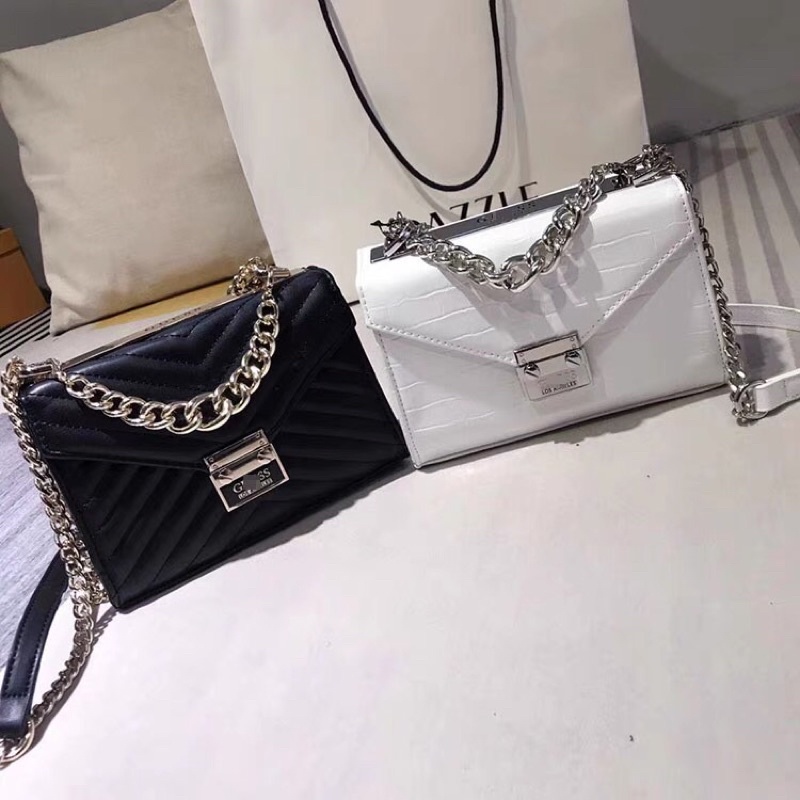 [CÓ SẴN] TÚI G.UESS DA TRẦN SIZE 20