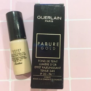 Kem nền cao cấp Guerlain Parure Gold Radiance Foundation minisize