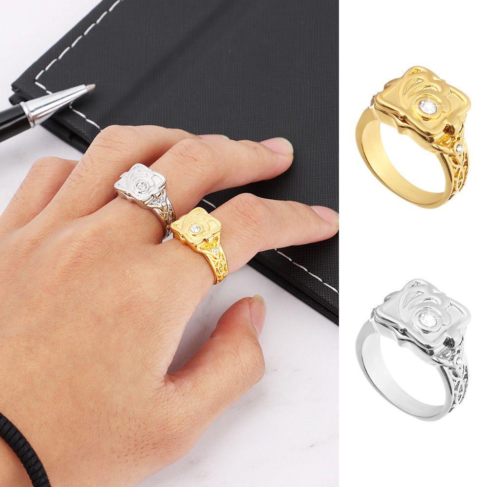 Nhẫn Thời Trang Sang Trọng Phong Cách Vintage Cho Nam