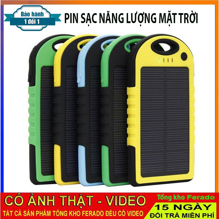 [Gía rẻ nhất ] PIN SẠC NĂNG LƯỢNG MẶT TRỜI CHỐNG NƯỚC