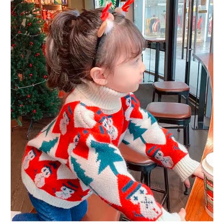Áo len cây thông noel cho bé siêu xinh 2022