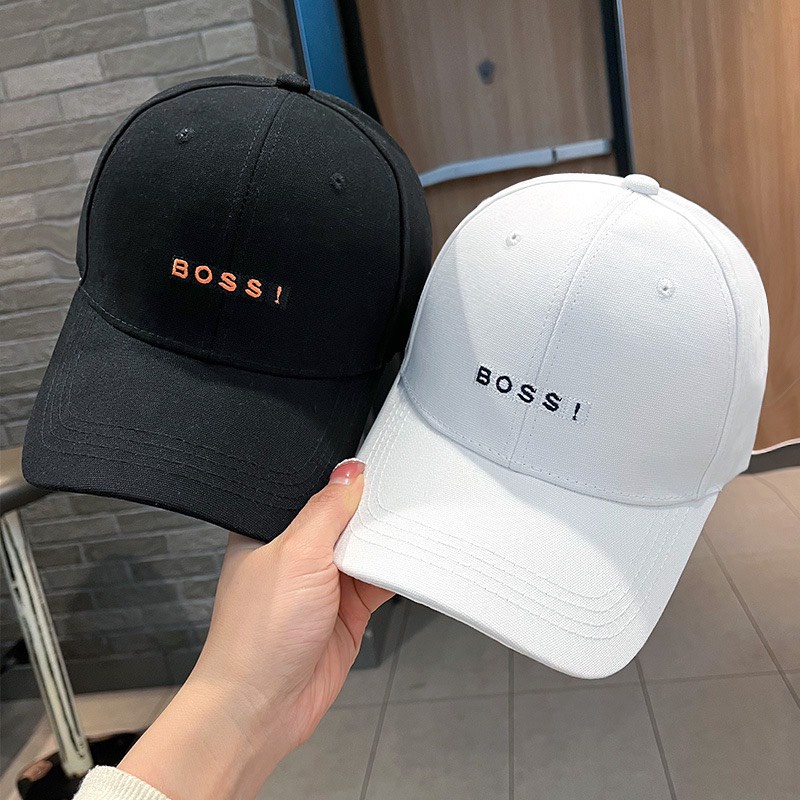 Mũ Lưỡi Trai Thêu Chữ Boss Phong Cách Ulzzang Form Unisex Nam Nữ - Hata24h