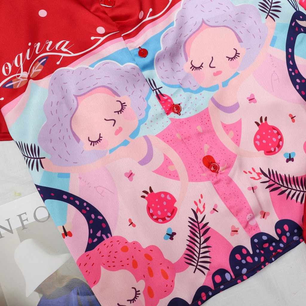 𝑪𝑶𝑪𝑶 𝑩𝑰𝑲𝑰𝑵𝑰 Bộ Đồ Ngủ - Đồ Mặc Nhà Satin ( HCC10126 ) | BigBuy360 - bigbuy360.vn