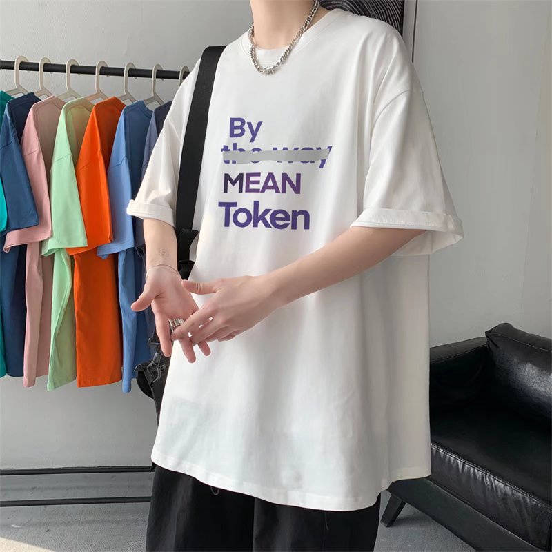 Áo Thun Tay Ngắn Dáng Rộng In Họa Tiết Hoạt Hình Phong Cách Hip Hop Hàn Quốc Thời Trang Mùa Hè Cho Nam Và Nữ size M-5XL