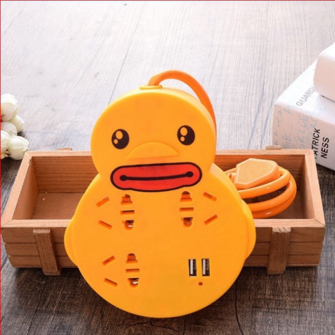 Ổ Cắm Điện - Ổ Điện Đa Năng Thông Minh Có Cổng USB Hình Con Vịt