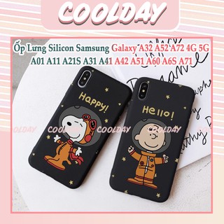 [SAMSUNG] Ốp Lưng PEANUTSS Silicon Samsung Galaxy A32 A52 A72 4G 5G A01 A11 A21S A31 A41 A42 A51 A60 A6S A71 IH DẺO ĐEN