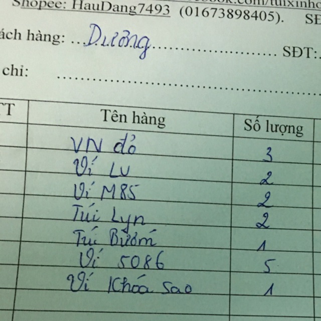 Combo 10sp túi cầm tay