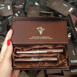 BỘ MASCARA SKINFOOD siêu dày và dài mi nha