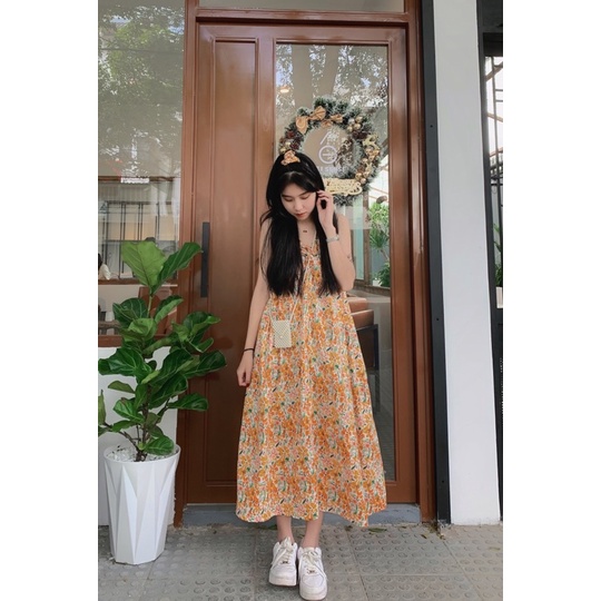 Lyli dress( Đầm maxi hai dây dài) | BigBuy360 - bigbuy360.vn