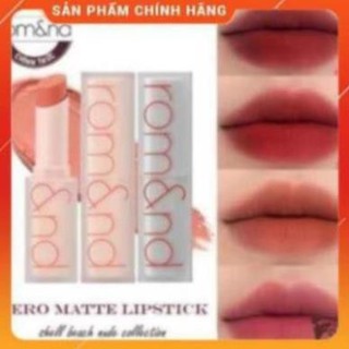 [CHÍNH HÃNG][FREESHIP] Son thỏi lì Romand New Zero Matte Lipstick 3g