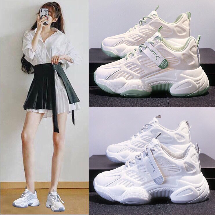Giày thể thao nữ đế cao êm chân hot hit 2020 ms D1689
