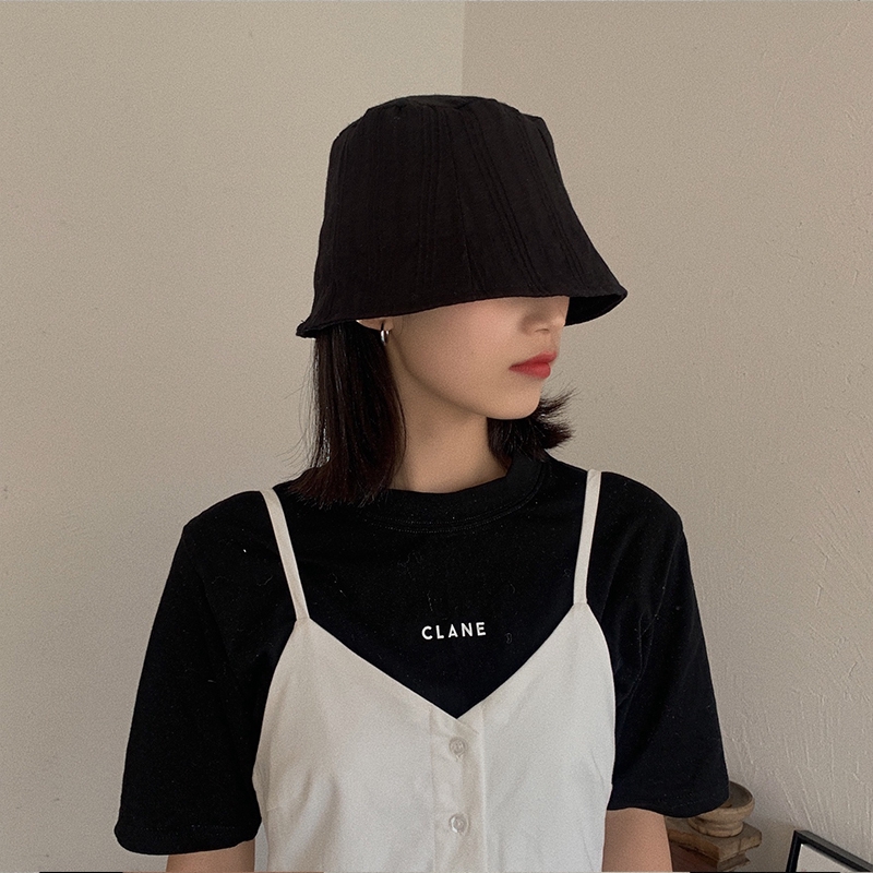 Nón Vành Nhỏ Màu Trơn Đơn Giản Phong Cách Hàn Quốc Cho Nữ