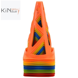 Cọc đánh dấu hình nón dùng để luyện tập đá banh/bóng chày thiết kế chống gió có thể xếp chồng lên nhau tiện lợi
