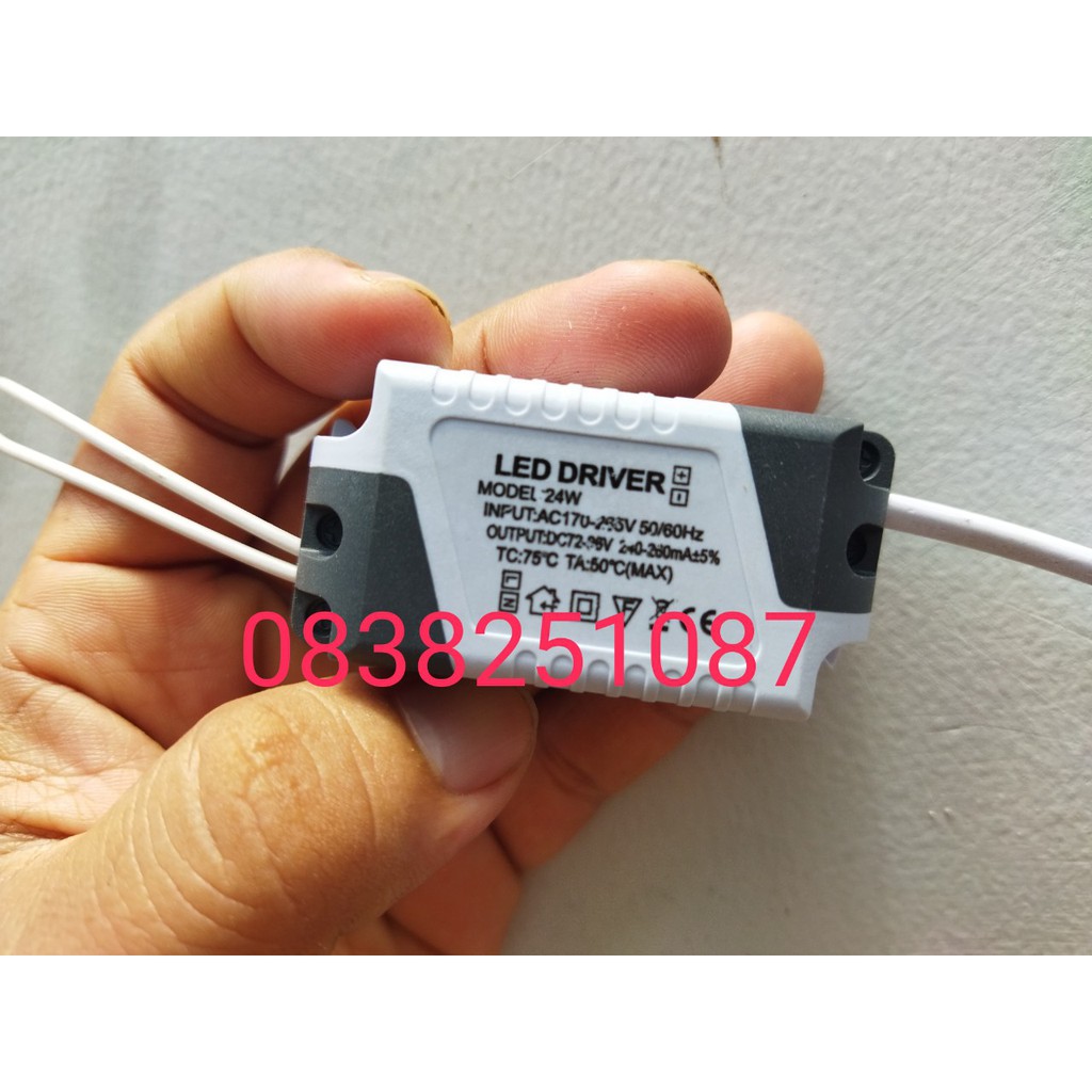 Driver led âm trần(tăng phô) 24w