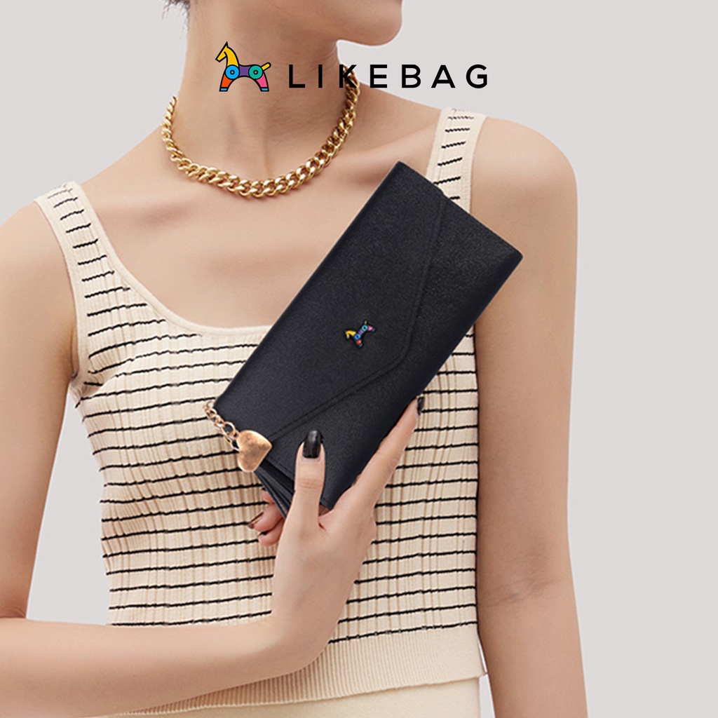 Ví nữ cầm tay dáng dài LIKEBAG form đẹp da Pu cao cấp kiểu dáng thời trang 280993C - LIBAGI