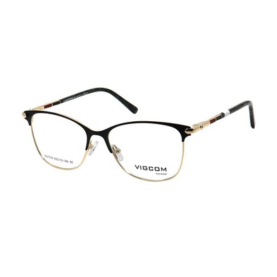 Gọng kính nam nữ Vigcom VG1743 chính hãng, thiết kế dễ đeo bảo vệ mắt