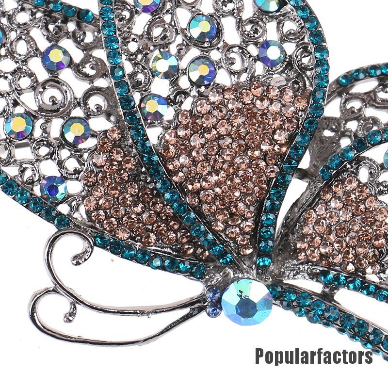 Ghim Cài Áo Hình Bướm Đính Ngọc Trai Nhân Tạo Thời Trang