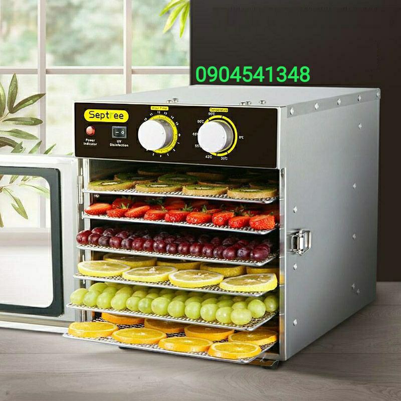 Máy sấy khô thực phẩm  6 tầng cửa mở