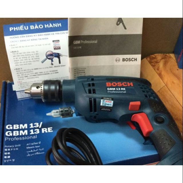 Máy Khoan Bosch GBM 13RE 600W