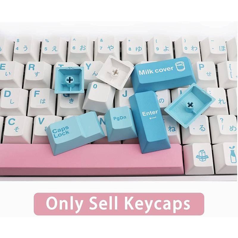 140 Nắp bàn phím PBT công nghệ thăng hoa cho bàn phím cơ Cherry Profile 61/87/104/108/84/64/98/96