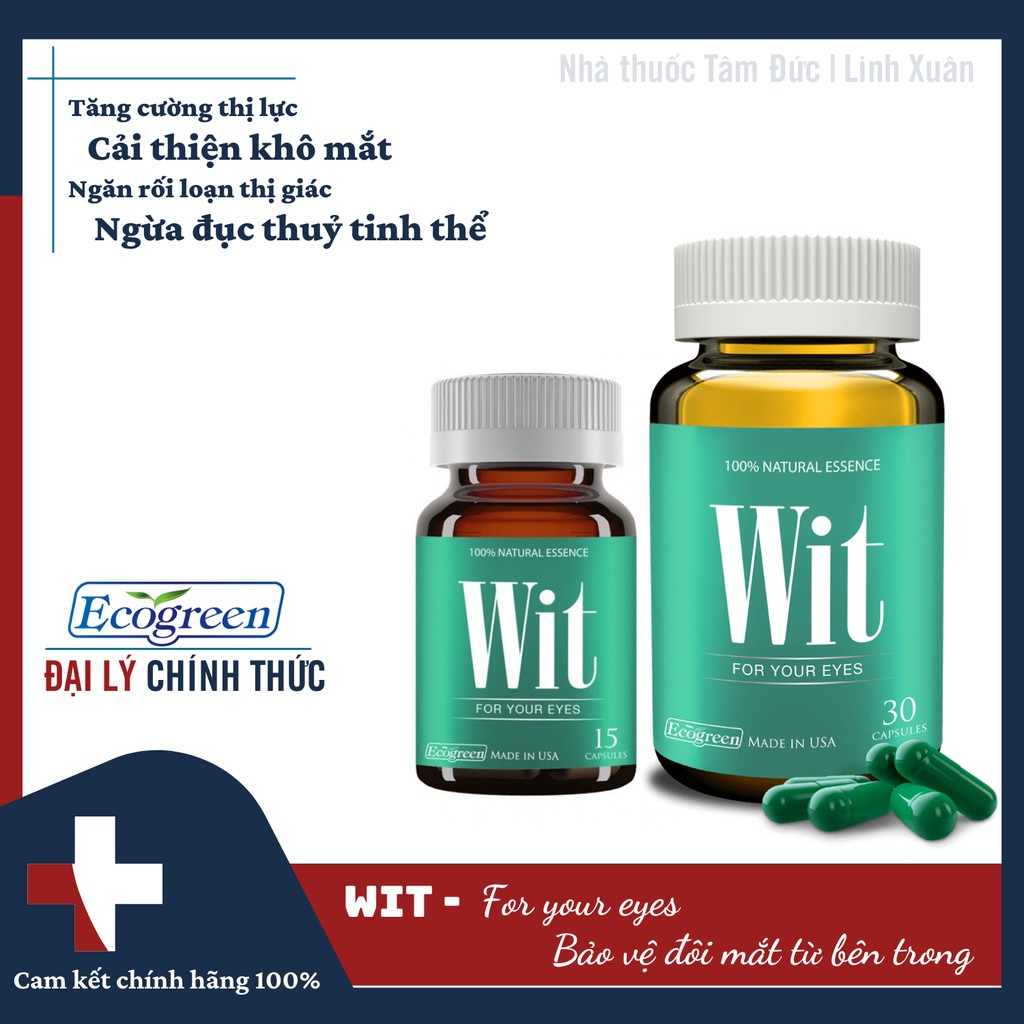 WIT - VIÊN UỐNG BỔ MẮT ECOGREEN