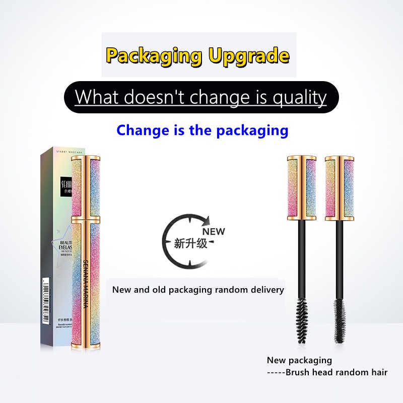 Set Mascara Và Bút Kẻ Mắt Màu Đen Lâu Trôi Chống Thấm Nước