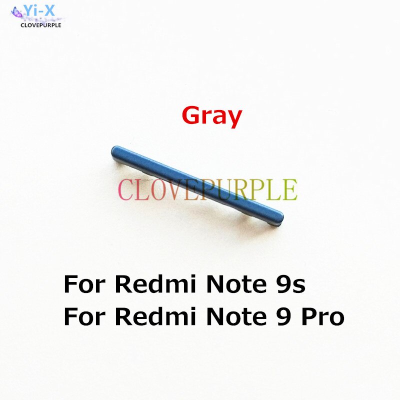 Mới Nút Bấm Nguồn Và Âm Lượng Thay Thế Cho Xiaomi Redmi Note 9 Pro 9s