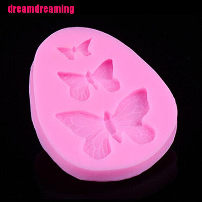 Khuôn Làm Bánh Chất Liệu Silicone Hình Bướm Sáng Tạo