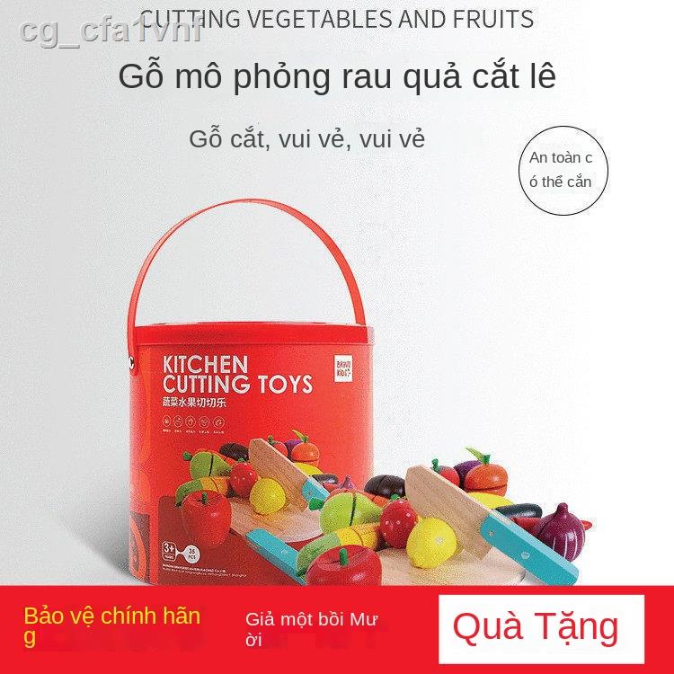 GuibeiBravoKIDS Các loại rau và trái cây hay nhất cho trẻ thơ Cắt và cắt âm nhạc Bếp nấu ăn Play House Bộ đồ chơi trẻ e