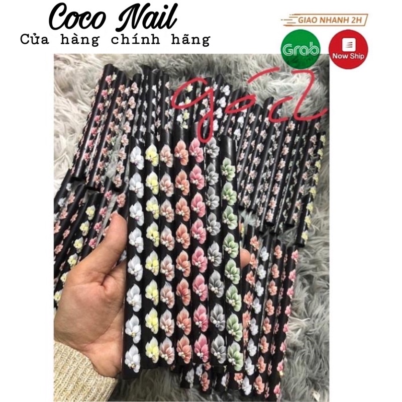 Hoa bột,hoa góc số 2 trang trí móng