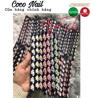 Hoa bột,hoa góc số 2 trang trí móng