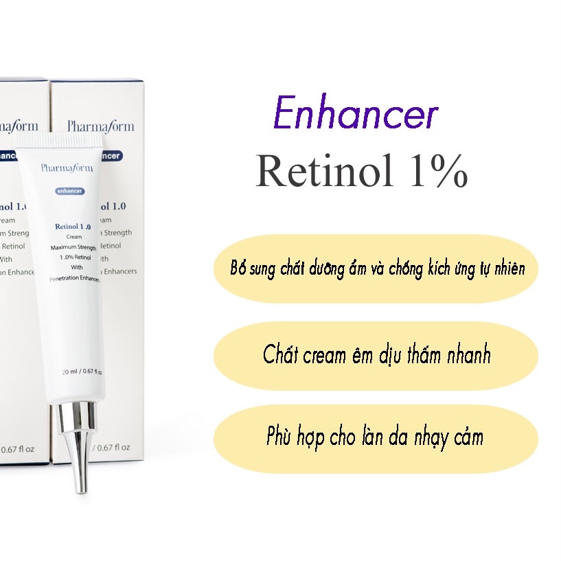 Tinh chất chống lão hóa Pharmaform Retinol Enhancer 1.0 - 20ml