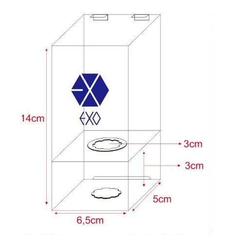 Hộp Đựng Chìa Khóa In Hình Exo