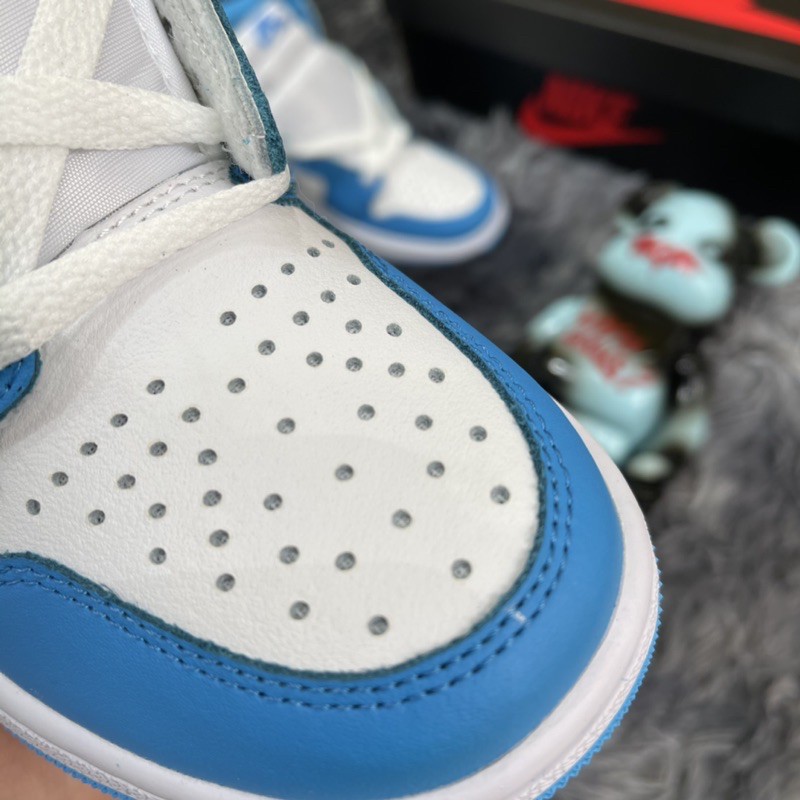 Giầy thể thao mid unc university xanh trắng cao cổ mới HOT (ảnh thật + full size)