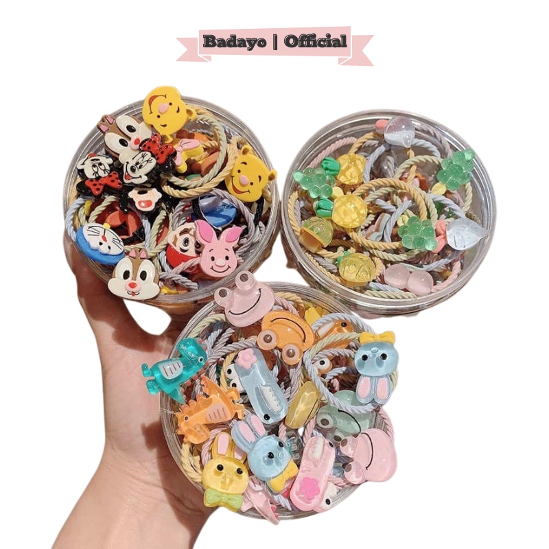 Chun buộc tóc cho bé hình hoa quả nhân vật dễ thương BADAYO PVN17466