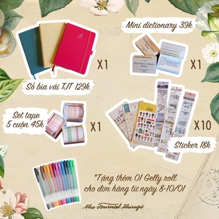 Set Journal For Beginner (Set Sổ Làm Journal Cho Người Mới)