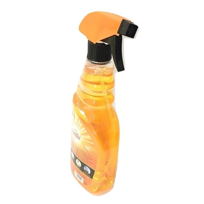Nước lau kính siêu sạch an toàn Hando 680ml Hương Quế