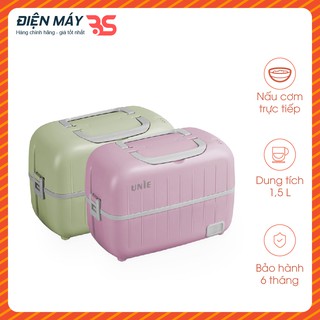Hộp cơm cắm điện Unie UV, hộp cơm văn phòng dung tích 1.5L hàng cao cấp, bảo hành 6 tháng