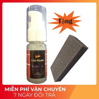 Phục Hồi Nhựa Nhám Plastic CSX 20ml - Bảo Dưỡng Nhựa Nhám Tặng Kèm Mút Bôi