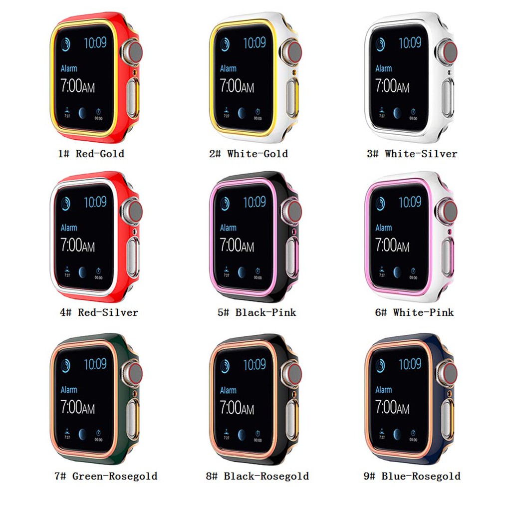 Vỏ Apple Watch Case Hard PC Cover (Không có Màn hình) cho iWatch Series SE 6/5/4/3/2/1