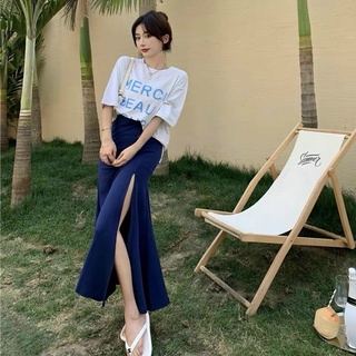 SET ÁO THUN KÈM CHÂN VÁY ĐUÔI CÁ XẺ