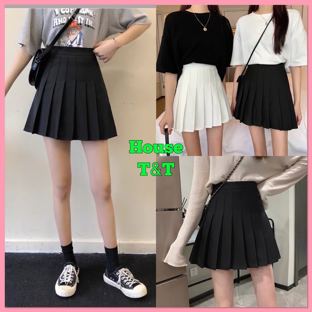Chân váy tennis xếp ly HOUSE T& T kèm quần mặc không sợ lộ ,DỄ THƯƠNG .