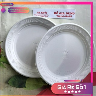 RẺ VÔ ĐỊCH Set 50 cái Đĩa dùng 1 lần